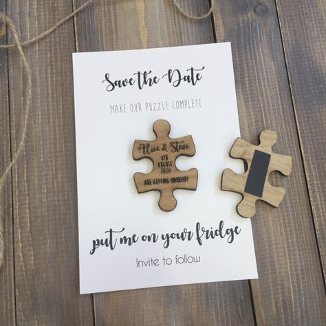 Magnet Save The Date, Save The Date Ideas, Future Wedding Plans, Save The Date Magnets, Date Ideas, Cute Wedding Ideas, Wooden Heart, Save The Date Invitations, Wedding Wishes