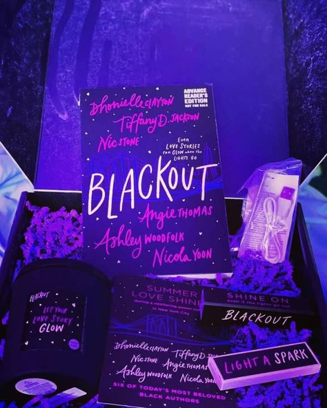 Blackout is a young adult novel written by Dhonielle Clayton, Tiffany D. Jackson, Nic Stone, Angie Thomas, Ashley Woodfolk, and Nicola Yoon. The book follows six interlinked stories about Black teen love during a power outage in New York City. Nicola Yoon Books, Tiffany D Jackson, Blackout Book, Nicola Yoon, Black Authors, Teen Love, Upcoming Books, Power Outage, June 22