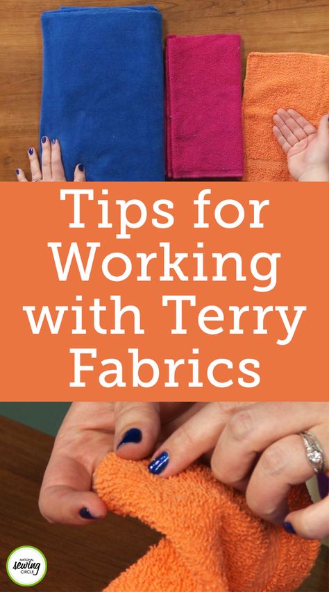 Terry Fabrics, Learning Sewing, Sewing Knits, Quilt Videos, Sewing Videos, Sewing Pins, Garment Sewing, Sewing Circles, Beginner Sewing Projects Easy