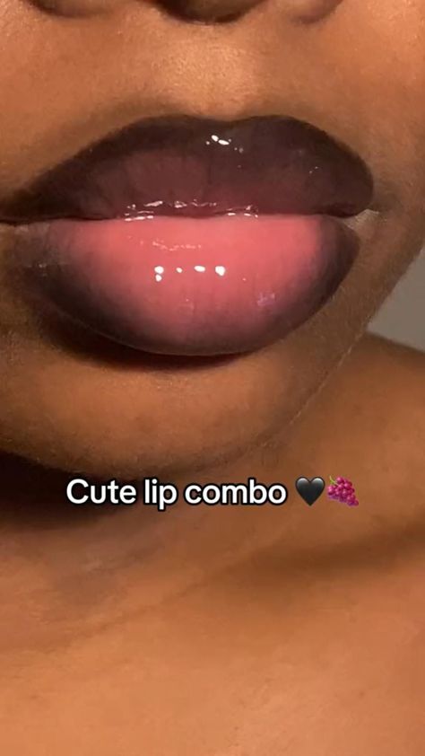 Cute lip combo tutorial. Follow for more. Credits to ritaonsaturn on tiktok. #fashion #lips #lipcombo #lipstick #lipgloss #lipstickcolors #lipglossfordarkskin #makeuptutorial #liptutorial Wonderskin Lip, Brown Lip Liner, Glossy Lips Makeup, Maquillage Yeux Cut Crease, Sephora Gift, Sephora Gift Card, Lip Liner Pencil, Lip Tutorial, Simple Makeup Tips