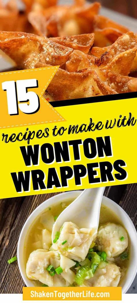 What To Make With Wonton Wraps, Wonton Wrappers Appetizers, Snacks With Wonton Wrappers, Ravioli With Wonton Wrappers, Dumplings With Wonton Wrappers, Uses For Wonton Wrappers, Recipes That Use Wonton Wrappers, How To Cook Wonton Wrappers, What To Do With Wonton Wrappers