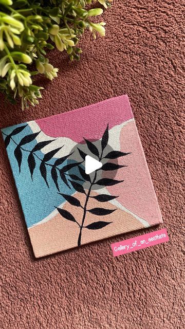 4 Canvas Painting Ideas Easy, Boho Easy Paintings, Boho Art Painting Easy, Easy Boho Painting Ideas, 4 Canvas Paintings, Boho Art Painting, Bohemian Painting, Boho Painting, Easy Canvas Painting