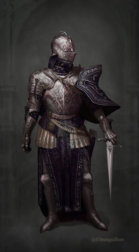 ArtStation - Knight of the Silver Grove Different Art Styles, Knight Art, Knight Armor, Dungeons And Dragons Characters, Medieval Armor, Fantasy Armor, Armor Concept, Character Design Male, Medieval Fantasy