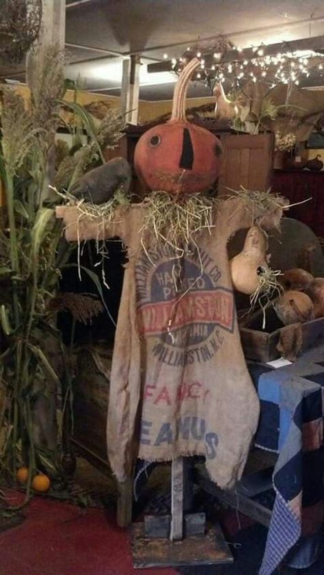 Spooky Outdoor Halloween Decorations, Diy Outdoor Halloween Decor, Outdoor Halloween Decor Ideas, Primitive Fall Decor, Scarecrows For Garden, Outdoor Halloween Decor, Halloween Diy Outdoor, Outdoor Halloween Decorations, Halloween Decor Ideas