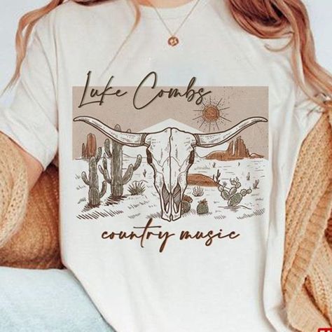 Tyler Childers, Cowboys Hoodie, Lainey Wilson, Country Music Shirt, Luke Combs, Country Music Shirts, Trendy Shirts, Vintage Country, Tour Shirt