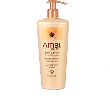 Ambi Skincare Soft & Even Creamy Oil Lotion with Olive Oil and Shea Butter - Dry Skin Itch Relief - Fast-Absorbing Body and Face Moisturizer - No Greasy After Feel - 12 Ounce Ambi Fade Cream, Ambi Skincare, Itch Relief Skin, Dry Skin Body Lotion, Coconut Oil Body, Itching Skin, Best Lotion, Moisturizing Body Lotion, Facial Moisturizers