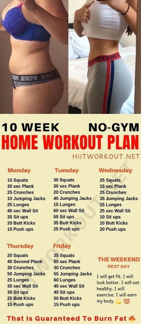 10 Week Workout Plan, 10 Week Workout, Corp Perfect, Home Workout Plan, Motivasi Diet, Latihan Dada, Beginner Workouts, Gym Antrenmanları, Weekly Workout Plans