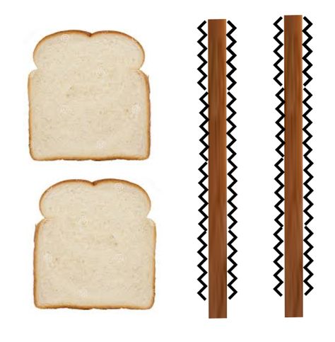 Bread Paper Craft, Vegetable Paper Craft, Bread Template, Diy Tiny Books, 3d Templates, Food Template, Bread Shaping, Paper Food, Doll Furniture Diy