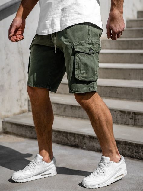 Golf Shirts For Men Mens Fashion, Men’s Summer Fashion 2023 Shorts, Men’s Cargo Shorts Outfit, Men’s Cargo Shorts, Mens Latest Fashion Trends, Fashion Trends 2023 Men, Men’s Summer Fashion 2023, Cargo Shorts Men Outfits, Summer Outfits Sporty