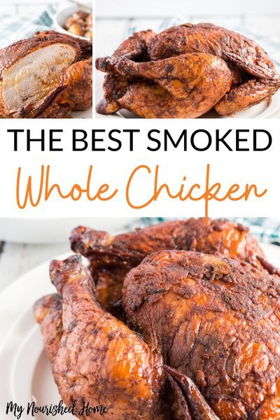 Smoker Recipes Chicken, Smoker Grill Recipes, Grilled Whole Chicken, Meat Ideas, Smoked Chicken Recipes, Traeger Cooking, Smoked Whole Chicken, Whole Chicken Recipe, Pellet Smoker Recipes