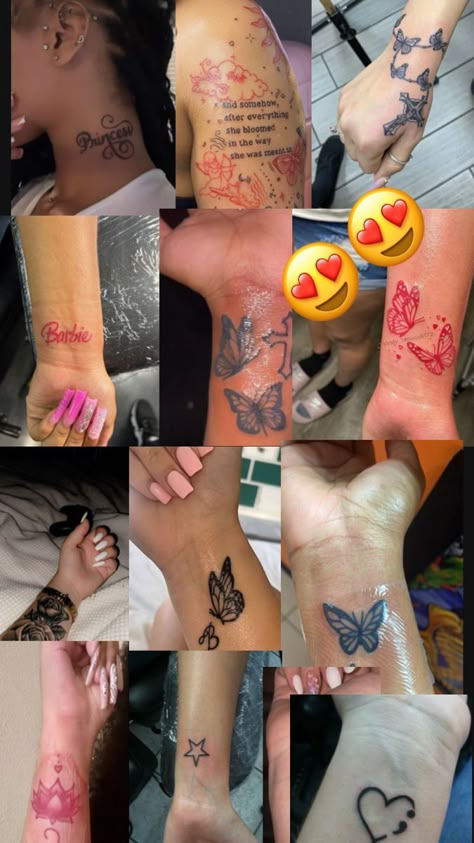 Beginner Tattoo Ideas Female, Male First Tattoo Ideas, Me Vs Me Tattoo, Cute Lil Tattoos, Baddie Arm Tattoos, Deep Meaning Tattoos, Teen Tattoos, Tattoos Stencils, Cute Shoulder Tattoos