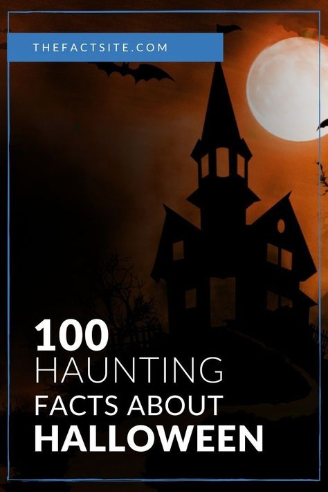 13 Nights Of Halloween, Fun Facts About Halloween, Halloween Facts History, Halloween Facts For Kids, October Facts, Halloween Origin, Halloween Literature, Spooky Facts, Halloween Fun Facts