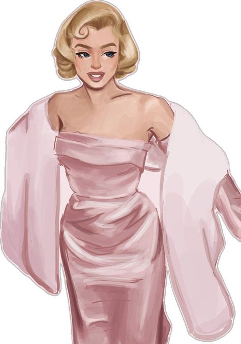 Marilyn Monroe Phone Wallpaper, Marilyn Monroe Art, 영감을 주는 캐릭터, 가을 패션, Girly Art, الرسومات اللطيفة, Fashion Sketches, Fashion Drawing, Pretty Art