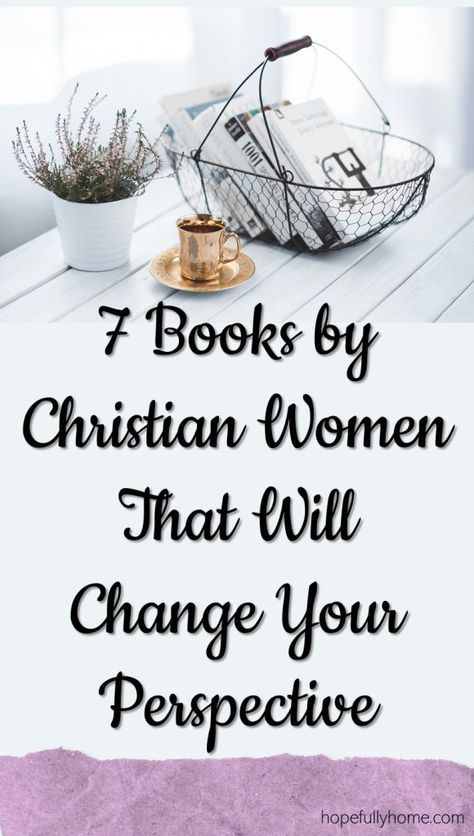 7 Books Pin Best Christian Books For Women, Books For Christian Women, Christian Books For Women, Christian Books To Read, Christian Women Books, To Read List, Christian Literature, Christian Podcasts, Women Books