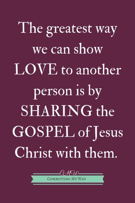 The greatest way we can show love to another person is by sharing the gospel of Jesus Christ with them. #quotes #gospel #greatcommission #committingmywayblog #thoughtstoponder Emotions Journal, Evangelism Quotes, Mission Quotes, Salvation Scriptures, Religious Wallpaper, Sharing The Gospel, The Gospel Of Jesus Christ, Jesus Christ Quotes, Gospel Quotes