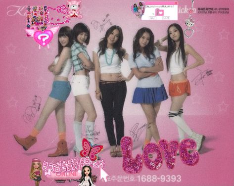 #kara #kpop Korea 80s Aesthetic, Kpop Mcbling, 2000s Kdramas, Girly Kpop Outfit, Kara Pretty Girl, 2000s Kpop Fashion, 2000s Kpop Idols, 2000s Kpop Outfits, 2000s Kpop Aesthetic