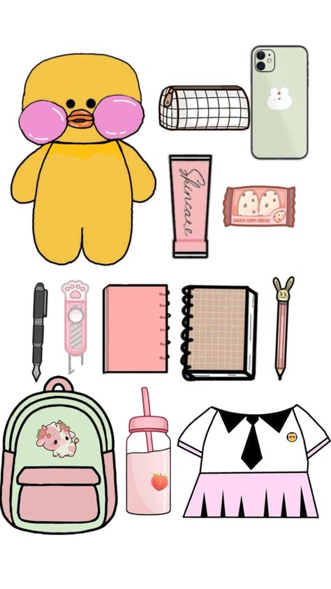 Papel Duck, Paper Doll Printable Templates, Hello Kitty Colouring Pages, Hello Kitty Printables, Papel Vintage, Paper Dolls Clothing, Doll Template, Hello Kitty Crafts, Paper Dolls Diy