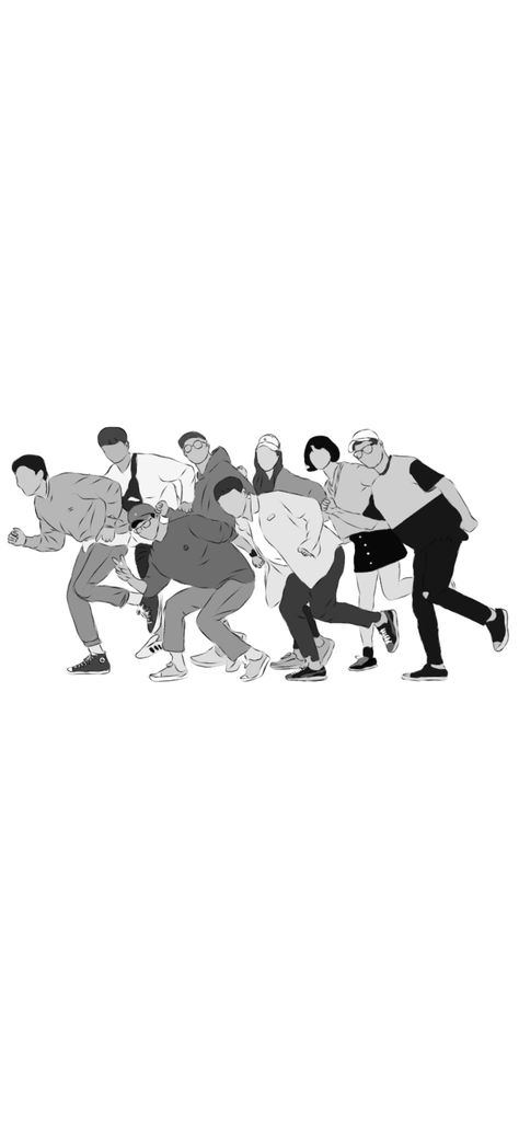 Running Man Wallpaper, Korean Show, Running Man Korea, Running Man Members, Running Man Korean, Ji Hyo Running Man, Wallpaper Black And White, Korea Wallpaper, Korean Tattoos