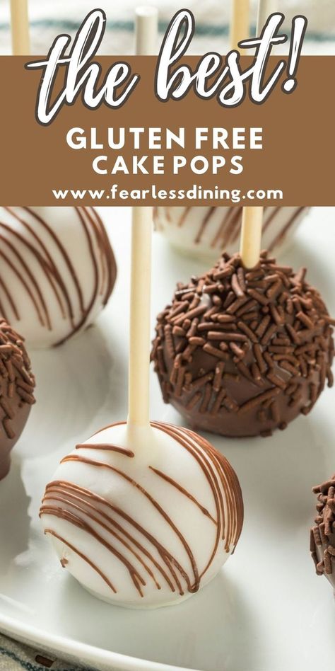 Gf Cake Pops, Gluten Free Cake Pops Recipe, Gluten Free Deserts Easy, Gluten Free Birthday Treats, Gluten Free Cake Mix Recipes, Cake Pops Weihnachten, Best Gluten Free Cake, Gf Pastry, Gluten Free Dairy Free Cake