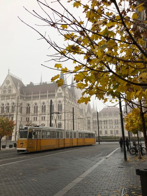 #fall #autumn #dust #romantic#hungary #budapest #magyarország #tram #villamos Budapest Autumn, Budapest Hungary Aesthetic, Hungary Aesthetic, Inter Railing, Budapest Vacation, Budapest Aesthetic, Vienna Aesthetic, City Wallpapers, Budapest City