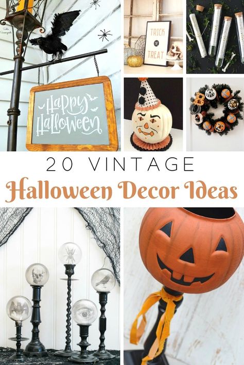 S Vintage Halloween Decorations Diy, Diy Vintage Halloween, Vintage Halloween Diy, Halloween Craft Diy, Vintage Halloween Crafts, Vintage Halloween Party, Halloween School Treats, Diy Crafts Vintage, Fairy Halloween Costumes