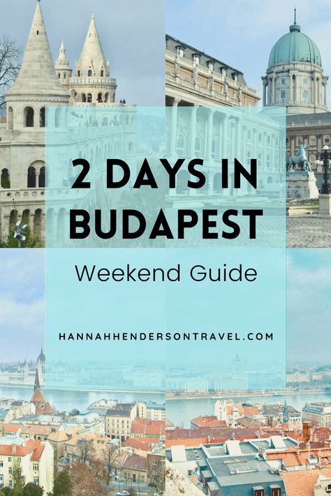 Budapest is a feast for the eyes, soul, and stomach. 2 days in Budapest will show you plenty of sights, warming food and friendly people! #Budapest #WeekendGuide #Travel Budapest Food, European City Breaks, Dramatic Photos, Explore Dream Discover, Europe Holidays, Buda Castle, Revival Architecture, Thermal Bath, Houses Of Parliament