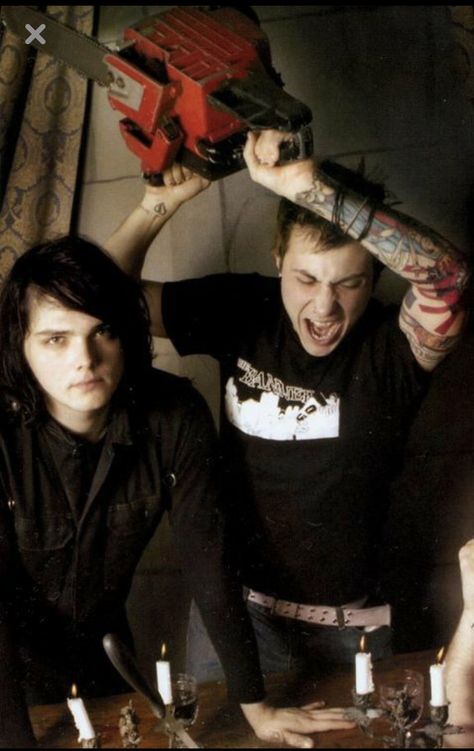 Gerard And Frank, Emo Band, I Love Mcr, Frank Iero, Gerard Way, Emo Bands, My Chemical, Emo Boys, My Chemical Romance