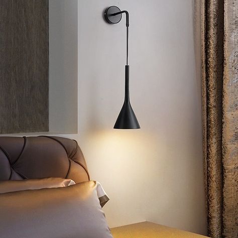 Restaurant Wall Lights, Living Room Pieces, Bedside Wall Lamp, Black Wall Lamps, Living Room Background, Wall Lights Bedroom, Wall Lamps Bedroom, Indoor Wall Lights, Modern Sconces