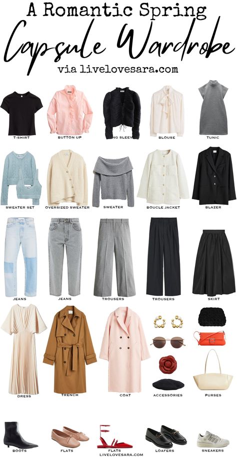 Romantic Capsule Wardrobe, Romantic Outfit Casual, Casual Romantic Style, Romantic Style Outfit, Romantic Clothing Style, Classic Romantic Style, Kibbe Romantic, Over 40 Fashion, Capsule Wardrobe Women