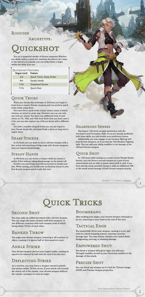 Dnd Subclasses Rogue, Dnd 5e Character Ideas, Rogue Archetypes Homebrew, D&d Subclasses, Dnd Homebrew Classes 5e Rogue, D&d Classes Homebrew, Dnd Home Brew Races, Rogue Subclass Homebrew, Dnd Homebrew Subclasses 5e