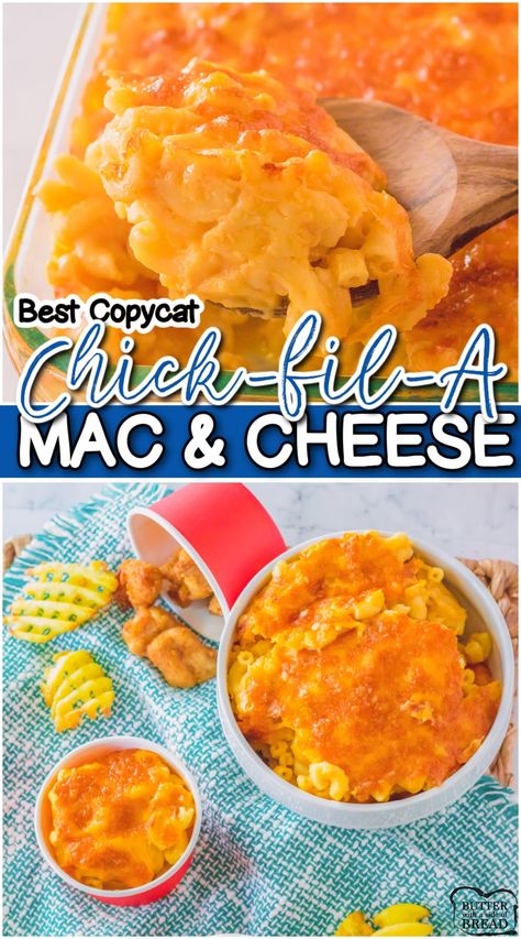 Easy Macaroni And Cheese Recipe, Easy Macaroni And Cheese, Homemade Macaroni Cheese, Macaroni Cheese Recipe, Best Mac N Cheese Recipe, Copycat Chick Fil A, Baked Mac And Cheese Recipe, Restaurant Copycat, Macaroni Cheese Recipes