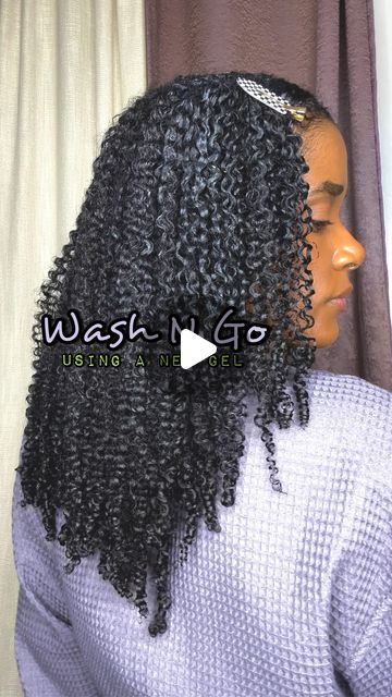 Rosie | Natural Hair Blogger on Instagram: "Happy #selfcaresunday Queens!💗I hope you’re doing very well and are taking the time to practice some form of self-care today. Who’s washing their hair today? 👀 . Here’s a look at my recent wash n go using the new Tropical Osais gel from Miche Beauty. The gel has a great hold and it paired so well with my favorite leave in conditioner and cream. The first step to a really good wash and go is to make sure that you are starting off on clean washed hair. I have low porosity hair so I love to apply my products on soaking wet hair. The products just absorb better into my strands. To do my wash n gos, I apply a leave in, a cream, a gel and then a small amount of oil to each section to seal in all the moisture. I also work in small sections when doing How To Sleep With Wash And Go Hair, Wash And Go Updo Hairstyles, Wet And Go Hairstyles Natural Hair, The Wet Look Natural Hair, Wash N Go Hairstyles 4c Hair, Wash And Go 4c Hair, Wash And Go Products, Wash N Go Hairstyles, Wash And Go Natural Hair Type 4