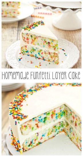 Funfetti Layer Cake| From: sweetpeaskitchen.com