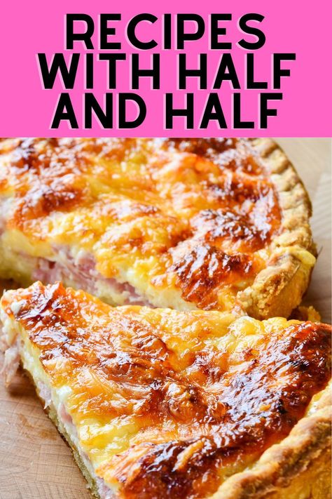 There are so many recipes with half and half you can make so it doesn’t go to waste. Half-and-half is also incredibly versatile. You can use it to make anything from pasta sauce to ice cream. Recipes with half and Half Dinner Recipe With Half And Half, Half And Half Dinner Recipes, Keto Half And Half Recipes, Soup Using Half And Half, What Can You Make With Half And Half, Recipes With Half And Half Dinner, Recipe With Half And Half Cream, Uses For Half And Half Recipes, Desserts Using Half And Half