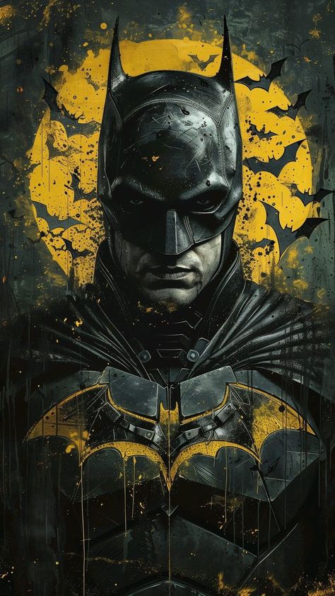 Batman Wallpaper Iphone Hd, Batman Hd Wallpaper, Batman Hd, Batman Jokes, Batman Tattoos, Wallpaper Gamer, Batman Yellow, Batman Movie Posters, Batman Backgrounds