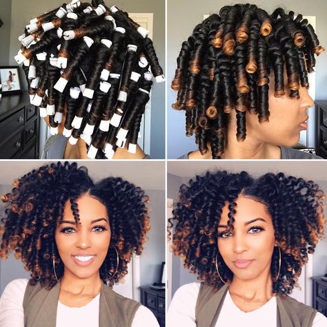 @itszitarose “Grey perm rods (3/8")✔️ White perm rods (7/16")✔️ Keep in mind that this mixture of perm rods will give you super tight and bouncy curls. It took a full day for my curls to drop and to achieve the perfect curly fro. Day 2 hair and beyond is def my fav! COMMENT which color rods you use👇🏾👇🏾 Natural Hair Perm Rods, Natural Hair Pictures, Perm Rod Set, Twisted Hair, Perm Rods, Types Of Hair, Natural Hair Twists, Natural Hair Styles Easy, Twist Out