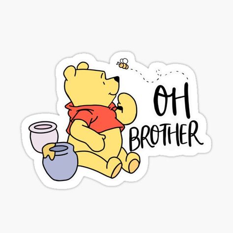 Winnie The Pooh Stickers, Pooh Stickers, Cricut Pens, Waterslide Decal Paper, Winnie The Pooh Pictures, Homemade Stickers, Winnie The Pooh Birthday, Cute Winnie The Pooh, Winnie The Pooh Quotes