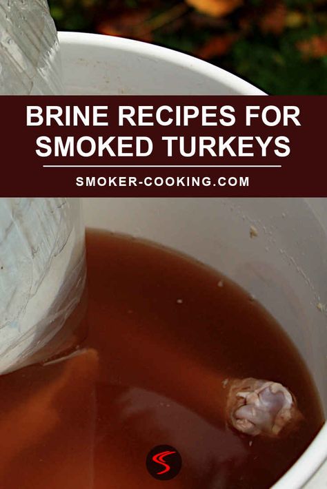 You'll enjoy great tasting, juicy turkey when you first brine the bird. With these five turkey brine recipes you have options, from basic to bold! Turkey Brine Recipes For Smoked Turkey, Spicy Turkey Brine, Smoked Turkey Brine Recipes Best, Brine Recipes For Turkey, Smoked Turkey Brine Recipes, Brine For Turkey Recipes, Turkey Brine For Smoked Turkey, Smoked Turkey Recipes Brine, Smoked Turkey Breast Brine