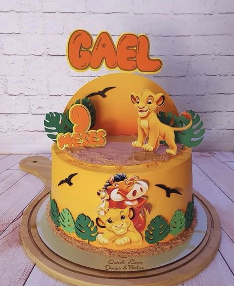 Lion King Birthday Party Ideas, 1st Birthday Boy Themes, Lion King Party, Lion King Birthday, 60th Birthday Cakes, Birthday Themes For Boys, 1st Boy Birthday, 60th Birthday, Party Cakes