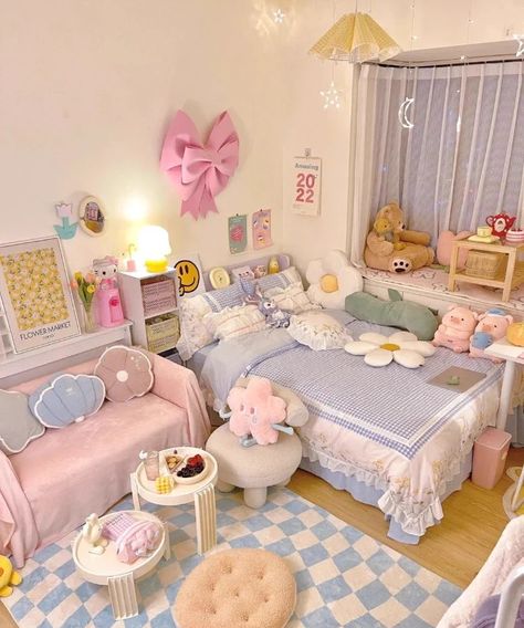 Pastel Bedroom, Pastel Room Decor, Florida Room, Cute Bedroom Ideas, Dekorasi Kamar Tidur, Pastel Room, Pinterest Room Decor, Study Room Decor, Cute Bedroom Decor