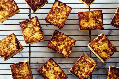 A Genius Soy-Seared Tofu Recipe - Eater Seared Tofu, Cooking Tofu, Tofu Recipe, Entree Recipes, Tofu Recipes, Cooking Inspiration, Veg Recipes, Recipes For Beginners, Food 52