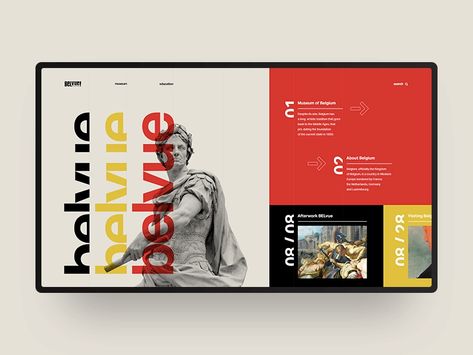 Museum Branding, Interactive Web Design, Ui Ux 디자인, News Website Design, Event Website, Web Design Trends, Web Inspiration, Web Layout Design, Website Layout