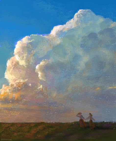 beutiful sky and two girls running away together Sapphic Art Painting, Sapphic Art Abstract, Love Core Painting, Cute Sapphic Aesthetic, Sapphic Aesthetic Vintage, Subtle Sapphic Art, Lesbian Asthetic Paintings, Cottagecore Sapphic, Sapphic Art Wallpaper