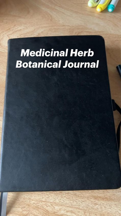 Herbs To Help You Focus, Chinese Medicine For Beginners, Medical Plants Medicine, Herb Journal Ideas, Herb Book Aesthetic, Medicinal Herb Journal, Herbalism Journal Ideas, Black Herbalist Aesthetic, At Home Apothecary