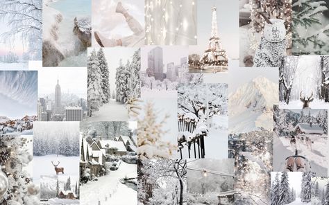 Winter MacBook Air collage background Desktop Wallpaper Christmas Backgrounds, Macbook Desktop Wallpaper Aesthetic Winter, Aesthetic Wallpaper Laptop Christmas, Christmas Wallpaper For Macbook Air, Snow Wallpaper Aesthetic Laptop, White Christmas Wallpaper Laptop, Ipad Wallpaper Aesthetic Winter, Laptop Winter Wallpaper Aesthetic, Winter Aesthetic Collage Wallpaper Laptop