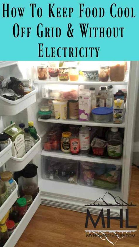 Emergency Preparedness Food, Off Grid Homestead, Off Grid Survival, Doomsday Prepping, Emergency Preparedness Kit, Emergency Preparation, Survival Life Hacks, Fridge Storage, Prepper Survival