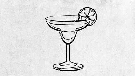 Fine Line Margarita Glass Tattoo, Margarita Tattoo Design, Margarita Tattoo Drinks, Drink Tattoo Cocktails, Madrid Tattoo Ideas, Margarita Glass Tattoo, Cocktail Glass Tattoo, Cocktail Tattoo, Panda Bear Tattoos