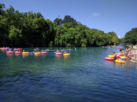 Comal River, Texas Adventure, River Pictures, New Braunfels Texas, Tubing River, Down The River, Thrill Seeker, Texas Travel, New Braunfels