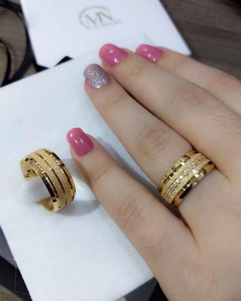 @batenchyk Diamonds, Nail Polish, Pink, Design, Trendy Jewerly, Gold Rings, Ring, Gold