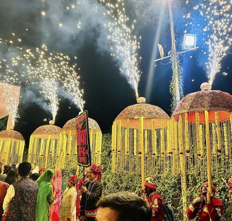 Royal Baraat Procession Services in Jaipur Ayatemporium Event Baraat Procession, Lights For Wedding, Umbrella Lights, Women Wedding Guest Dresses, Royal Wedding, Jaipur, Big Day, Destination Wedding, Umbrella